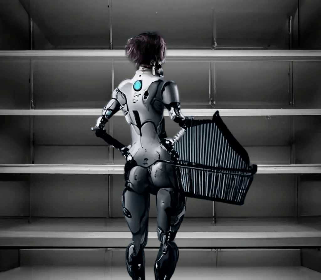 Le transhumaniste devant le rayon vide