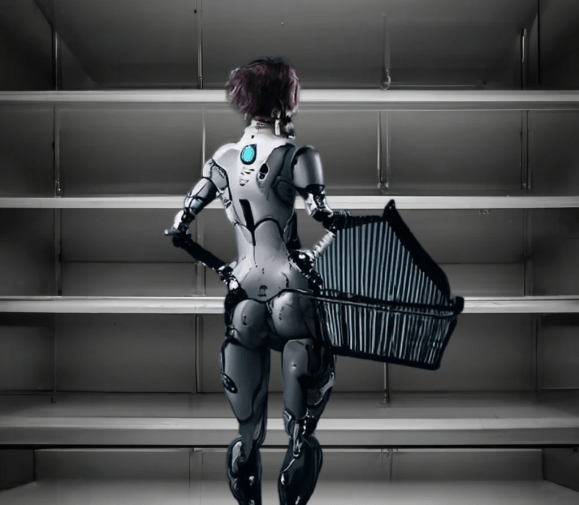 Le transhumaniste devant le rayon vide